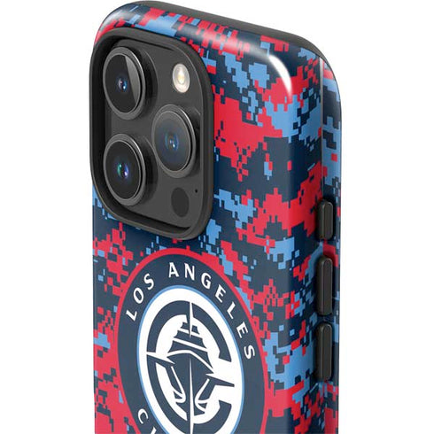 NBA LA Clippers Digi Camo iPhone 16 Pro Impact Case